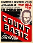 Vintage Count Basie Red Hill Inn Poster from www.retrophilly.com