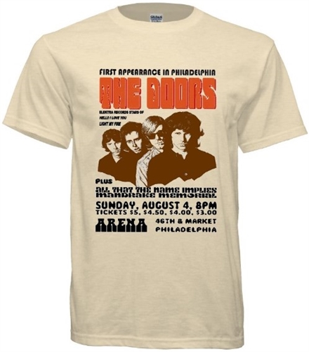 Vintage Doors Philadelphia Arena '68 T-Shirt