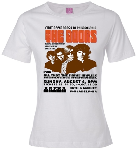 Vintage Doors Philadelphia Arena '68 Concert T-Shirt - RetroPhilly.com