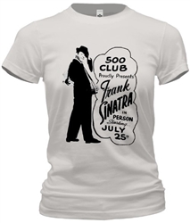 Vintage Frank Sinatra at Atlantic City 500 Club T-Shirt from www.retrophilly.com