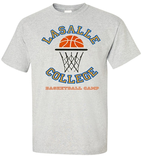 Vintage LaSalle College Basketball Camp Tee - RetroPhilly.com