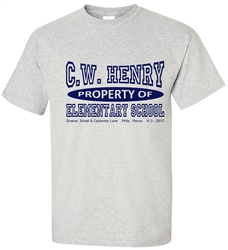 Vintage C.W. Henry Elementary School Tee from www.retrophilly.com