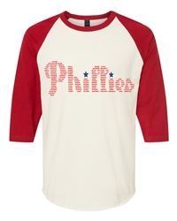 Vintage Philadelphia Phillies Legends Raglan Tee from www.retrophilly.com