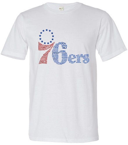 90s Philadelphia Sixers 76ers NBA Deadstock t-shirt Extra Large - The  Captains Vintage