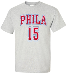 Vintage 1967 Philadelphia 76ers Hal Greer jersey t-shirts from www.retrophilly.com