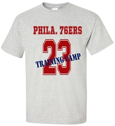 Joe Bryant 77-78 Training Camp 76ers Tee from www.retrophilly.com