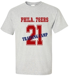 World B. Free 77-78 Training Camp 76ers Tee from www.retrophilly.com