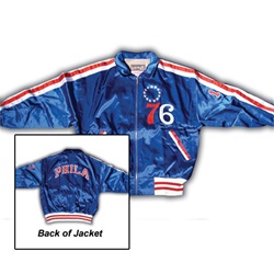 mitchell & ness 65-66 philadelphia 76ers satin jacket from www.retrophilly.com