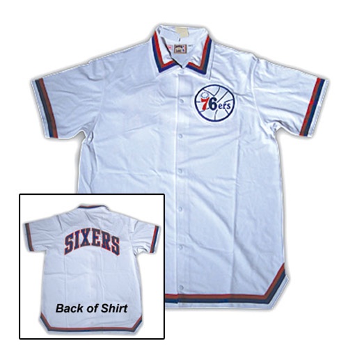 Mitchell & Ness 1988-1989 Sixers Warm-up Jacket - RetroPhilly.com