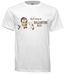 Vintage swing to Ballantine Ale t-shirt from www.retrophilly.com