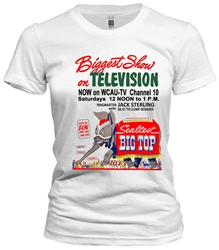 Vintage WCAU-TV Sealtest Big Top Show T-Shirt from www.RetroPhilly.com