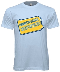 Old Skool Pennsylvania Tee from www.RetroPhilly.com