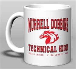 Dobbins High Old School Ceramic Mug from www.retrophilly.com