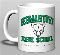 Philadelphia Germantown High Old School Mug from www.retrophilly.com