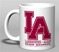 Lansdowne-Aldan High Old School Ceramic Mug from www.retrophilly.com